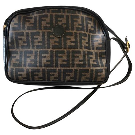 fendi zucca small crossbody bag brown|vintage Fendi zucca crossbody bag.